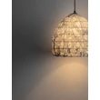 Pendul NovaLuce WABI metal, hartie, negru, alb, E27 - NL-9070623