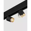 Sursa de lumina pentru sine magnetice SLIM NovaLuce SLIM metal, negru, auriu, LED, 48V, 3000K, 5W, 360lm - 9080010