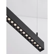 Pendul NovaLuce LINA metal, negru, LED, 4000K, 40W, 2800lm - 9080100