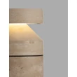 Lampadar exterior NovaLuce BALMA marmura, bej, LED, 21W, 981lm, 3000K, IP65 - NL-9080141