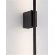 Aplica de perete NovaLuce ADEN metal, negru, LED, 3000K, 15W, 370lm - NL-9081100