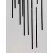 Pendul NovaLuce ELETTRA metal, negru, LED, 3000K, 60W, 2344lm - NL-9081801