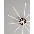 Pendul NovaLuce GRATTA metal, negru, LED, 49W, 1715lm, 3200K - NL-9081805