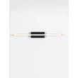 Aplica de perete NovaLuce GRATTA metal, negru, LED, 11W, 427lm, 3200K - NL-9081806