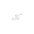 Aplica de perete NovaLuce AMICA metal, negru, auriu, LED, 12W, 510lm, 3200K - NL-9081808