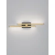 Aplica de perete NovaLuce AMICA metal, negru, auriu, LED, 12W, 510lm, 3200K - NL-9081808