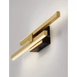 Aplica de perete NovaLuce AMICA metal, negru, auriu, LED, 12W, 510lm, 3200K - NL-9081808
