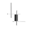 Aplica de perete NovaLuce APECHO metal, negru, LED, 28W, 1055lm, 3200K - NL-9081811