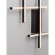 Aplica de perete NovaLuce APECHO metal, negru, LED, 28W, 1055lm, 3200K - NL-9081811
