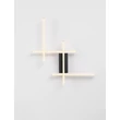 Aplica de perete NovaLuce APECHO metal, negru, auriu, LED, 34W, 1215lm, 3200K - NL-9081813