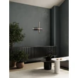 Aplica de perete NovaLuce QUAM metal, negru, LED, 14W, 622lm, 3200K - NL-9081814