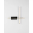 Aplica de perete NovaLuce QUAM metal, negru, LED, 14W, 622lm, 3200K - NL-9081814