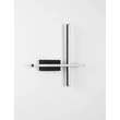 Aplica de perete NovaLuce QUAM metal, negru, LED, 14W, 622lm, 3200K - NL-9081814