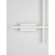 Aplica de perete NovaLuce QUAM metal, alb, LED, 14W, 652lm, 3200K - NL-9081815