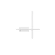 Aplica de perete NovaLuce QUAM metal, alb, LED, 14W, 652lm, 3200K - NL-9081815