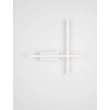 Aplica de perete NovaLuce QUAM metal, alb, LED, 14W, 652lm, 3200K - NL-9081815