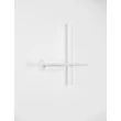Aplica de perete NovaLuce QUAM metal, alb, LED, 14W, 652lm, 3200K - NL-9081815
