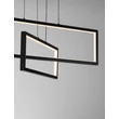 Pendul NovaLuce ALIS metal, negru, LED, 47W, 1180lm, 3200K - NL-9081817