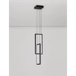 Pendul NovaLuce ALIS metal, negru, LED, 37W, 925lm, 3000K - NL-9081818