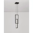 Pendul NovaLuce ALIS metal, negru, LED, 37W, 925lm, 3000K - NL-9081818