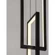 Pendul NovaLuce ALIS metal, negru, LED, 37W, 925lm, 3000K - NL-9081818