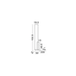 Lampadar NovaLuce ALIS metal, negru, LED, 45W, 1860lm, 3200K - NL-9081824