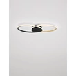 Plafoniera NovaLuce AVEO metal, acril, negru, auriu, alb, LED, 43W, 1720lm, 3200K - NL-9081825