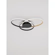 Plafoniera NovaLuce AVEO metal, acril, negru, auriu, alb, LED, 48W, 2380lm, 3200K - NL-9081826