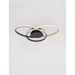 Plafoniera NovaLuce AVEO metal, acril, negru, auriu, alb, LED, 48W, 2380lm, 3200K - NL-9081826