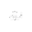 Pendul NovaLuce ANTAMA metal, alb, LED, 40W, 1200lm, 3200K - NL-9081831