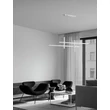 Pendul NovaLuce ANTAMA metal, alb, LED, 40W, 1200lm, 3200K - NL-9081831