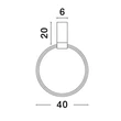 Plafoniera NovaLuce GARVE metal, alb, LED, 3000K, 30W, 1354lm - NL-9085242