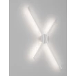 Aplica de perete NovaLuce AKRO metal, alb, LED, 16W, 719lm, 2700K-3000K-4000K - NL-9088117