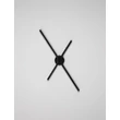 Aplica de perete NovaLuce AKRO metal, negru, LED, 16W, 719lm, 2700K-3000K-4000K - NL-9088118