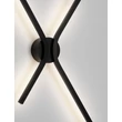 Aplica de perete NovaLuce AKRO metal, negru, LED, 16W, 719lm, 2700K-3000K-4000K - NL-9088118