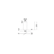 Pendul NovaLuce AKRO metal, negru, LED, 41W, 2253lm, 2700K-3000K-4000K - NL-9088119