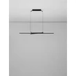 Pendul NovaLuce AKRO metal, negru, LED, 41W, 2253lm, 2700K-3000K-4000K - NL-9088119