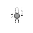 Spot incastrat NovaLuce NOTIC metal, negru, LED, 7W, 3000K, 455 Lm - NL-9088160