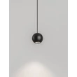 Pendul incastrat NovaLuce NOTIC metal, negru, LED, 7W, 3000K, 455 Lm - NL-9088162