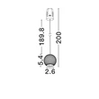 Pendul incastrat NovaLuce NOTIC metal, alb, LED, 7W, 3000K, 455 Lm - NL-9088163