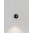 Pendul incastrat NovaLuce NOTIC metal, negru, LED, 7W, 3000K, 455 Lm - NL-9088183