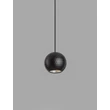 Pendul incastrat NovaLuce NOTIC metal, negru, LED, 7W, 3000K, 455 Lm - NL-9088183