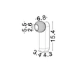 Spot NovaLuce NOTIC metal, negru, LED, 7W, 2700K, 455 Lm - NL-9088185