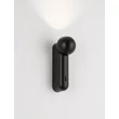 Aplica de perete NovaLuce NOTIC metal, negru, LED, 7W, 2700K, 455 Lm - NL-9088189