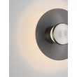 Aplica de perete NovaLuce ESTI metal, sticla, nichel, gri, 7W, LED, 3000K, 180 Lm - NL-9088200