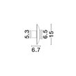 Aplica de perete NovaLuce ESTI metal, sticla, nichel, maro,7W, LED, 3000K, 180 Lm - NL-9088201