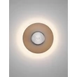 Aplica de perete NovaLuce ESTI metal, sticla, nichel, maro,7W, LED, 3000K, 180 Lm - NL-9088201