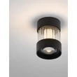 Plafoniera NovaLuce GLOVIA metal, sticla, negru, transparent, LED, 14W, 2700-3000K, 913 Lm - NL-9088202