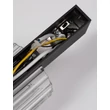 Plafoniera NovaLuce GLOVIA metal, sticla, negru, transparent, LED, 9W, 2700-3000K, 458 Lm - NL-9088203
