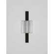 Plafoniera NovaLuce GLOVIA metal, sticla, negru, transparent, LED, 9W, 2700-3000K, 458 Lm - NL-9088203